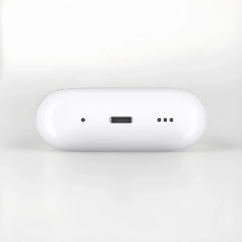 Sleek White Wireless Earbuds with Case